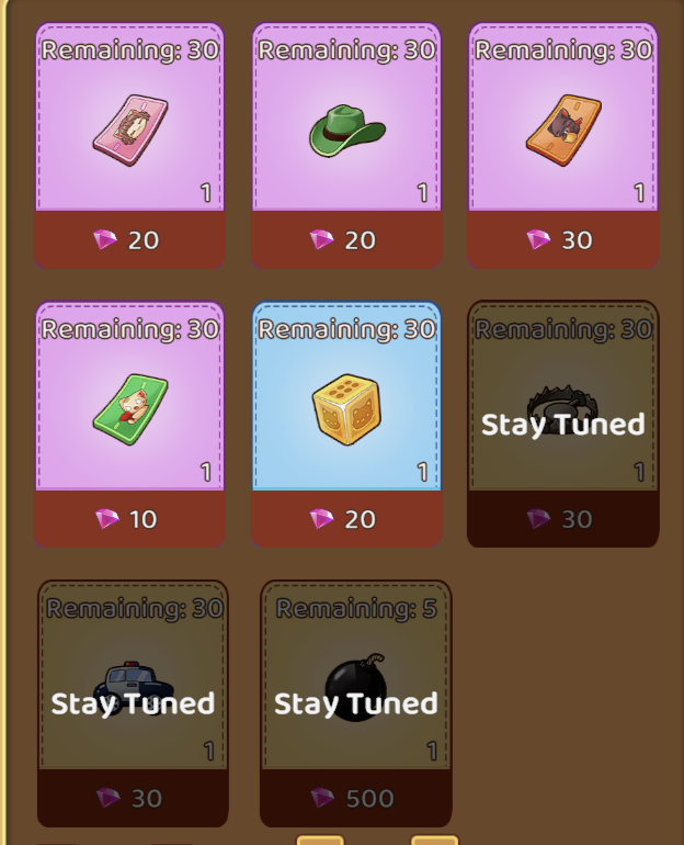 KyuzosFriends's tweet image. 🚨 Social Tools are now LIVE in #KyuzosFriends! 

💚 Put a Green Hat on your buddy
🎲 Roll the exact number you want with the Magic Dice
💌 Drop a Blessing Ticket—or a 💣 Bomb—on your friend&apos;s house
💰 Collect taxes... or 🛡️ dodge them with Tax &amp;amp; Exemption cards
🕳️ Set up Traps,…