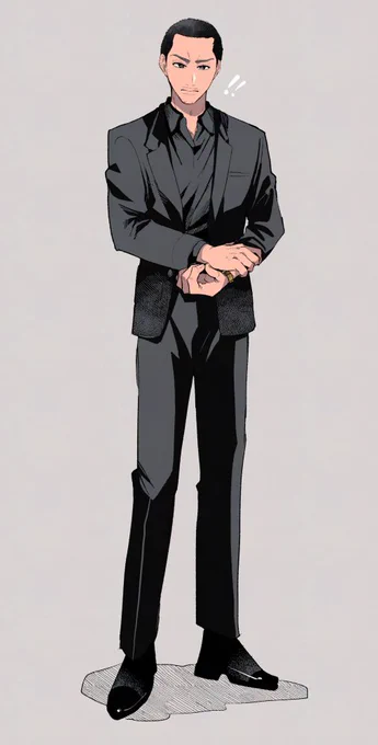 真っ黒着てるまっさらな人