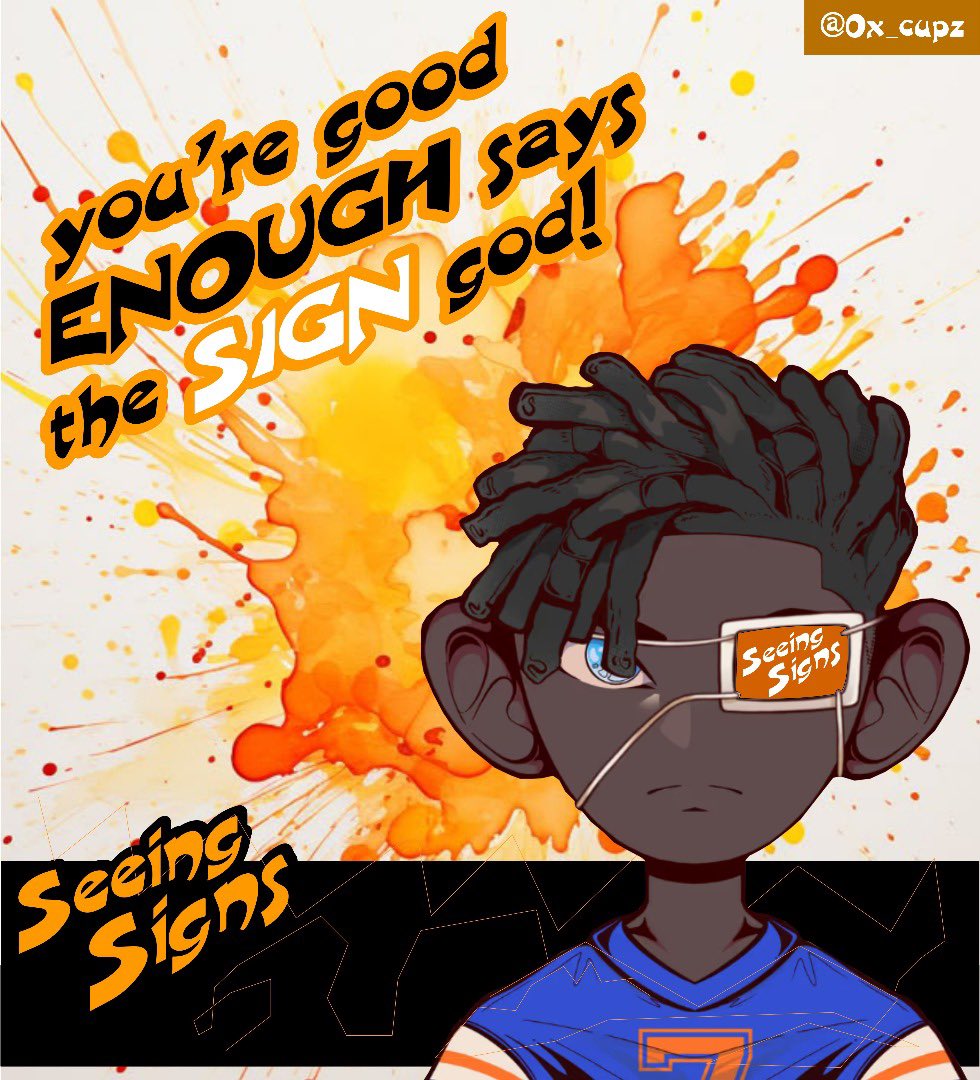 0X_CUPZ's tweet image. Nobody is useless to the @sign god.

We all have our unique roles to play in the @ethsign “ORANGE DYNASTY” 

Get signed by staying active and true to yourself, farm your best self 🧡🦺

Like it is written in the picture below 👇🏻👇🏻👇🏻

YOU ARE GOOD ENOUGH!! 🧡🧡🧡🐉🐉🐉🦺🦺🦺🛟🛟🛟