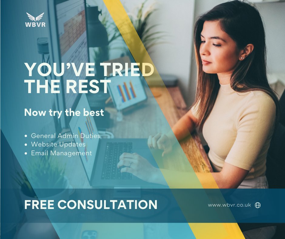 WbvrVirtual's tweet image. Don't be shy... contact us today!
#virtualassistantservices #OutsourcingSolutions #BusinessGrowth #VirtualProfessionals #RemoteWork #VirtualAssistance #virtualassistant #ScaleYourBusiness #BusinessSuccess #Entrepreneurship #BusinessOwners #CEOSolutions