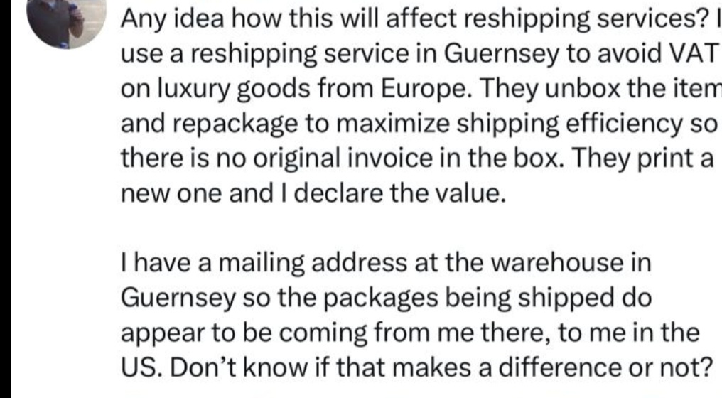 I see Guernsey is still a haven for mail order pirates. Keep it classy...