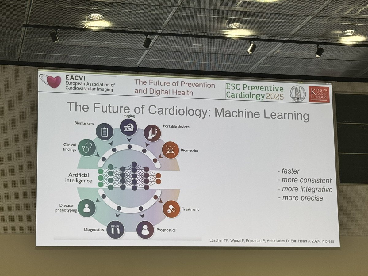 Dr. Martha Gulati ♥️🫀❤️🩹🇨🇦 (@drmarthagulati) on Twitter photo Who is better at answering the patient’s questions? Even empathy is assessed to be better with AI vs real doctors!
✨Quality of answer better with AI ChatBot
✨Empathy also better with the ChatBot
✨The future of Prevention is Machine Learning! 👏🏽
#ESCPrev2025 <a href="/ESC_President/">ESC President</a> Who is better at answering the patient’s questions? Even empathy is assessed to be better with AI vs real doctors!
✨Quality of answer better with AI ChatBot
✨Empathy also better with the ChatBot
✨The future of Prevention is Machine Learning! 👏🏽
#ESCPrev2025 <a href="/ESC_President/">ESC President</a>