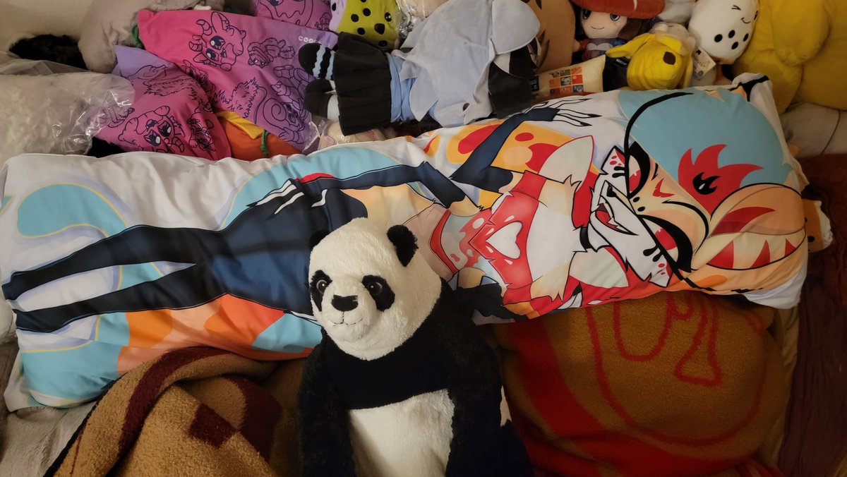 DPSSwagoon's tweet photo. I sleep on my side so I decided to get a body pillow. One side is designed to be cooler than the other too so cold side of the pillow is always there. Can finally start getting a good night's sleep! https://t.co/D6JycxIDOF