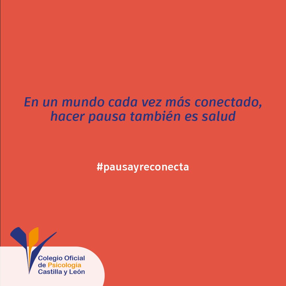 COPCYL (@copcyl) on Twitter photo 📵 ¿Pantallas sin control?
Desde el #COPCyL apoyamos el programa #PausaYReconecta de <a href="/jcyl/">Junta de Castilla y León</a> para promover un uso consciente de la tecnología.
🧠 Bienestar digital y salud mental, más necesarios que nunca.
🔗 pausayreconecta.es
.
.
.
#Psicología #BienestarEmocional 📵 ¿Pantallas sin control?
Desde el #COPCyL apoyamos el programa #PausaYReconecta de <a href="/jcyl/">Junta de Castilla y León</a> para promover un uso consciente de la tecnología.
🧠 Bienestar digital y salud mental, más necesarios que nunca.
🔗 pausayreconecta.es
.
.
.
#Psicología #BienestarEmocional