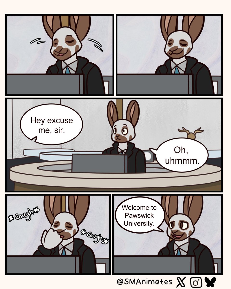 A little distracted! 
#furryart #furry #webcomic #comic