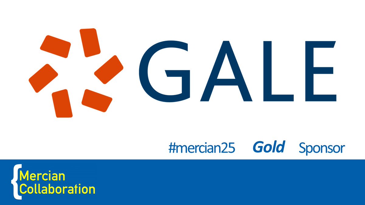 A big thank you to our newest confirmed Gold Conference Sponsor, Gale Cengage 🎇providing education, learning, and research resources online. We're thrilled to have them as a partner for #Mercian25! <a href="/galecengage/">Gale Cengage</a>