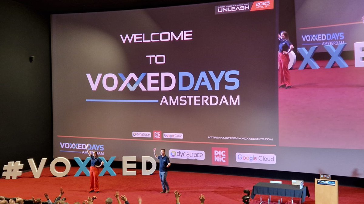 VoxxedAmsterdam's tweet image. The first Voxxed Days Amsterdam just started! Be prepared to have a great day😁🤯
Up to date schedule: amsterdam.voxxeddays.com/schedule/
#VDAMS25