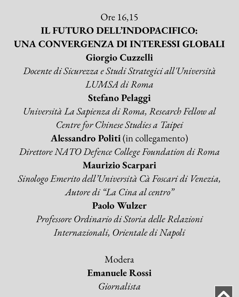 Stefano Pelaggi (@stefanopelaggi) on Twitter photo Oggi sarò a Venezia al Festival Internazionale della Geopolitica Europea in un panel su Indo-Pacifico insieme a Maurizio Scarpari, Paolo Wulzer, Alessandro Politi, <a href="/de_f_t/">Emanuele Rossi</a> Emanuele Rossi e Giorgio Cuzzelli Oggi sarò a Venezia al Festival Internazionale della Geopolitica Europea in un panel su Indo-Pacifico insieme a Maurizio Scarpari, Paolo Wulzer, Alessandro Politi, <a href="/de_f_t/">Emanuele Rossi</a> Emanuele Rossi e Giorgio Cuzzelli