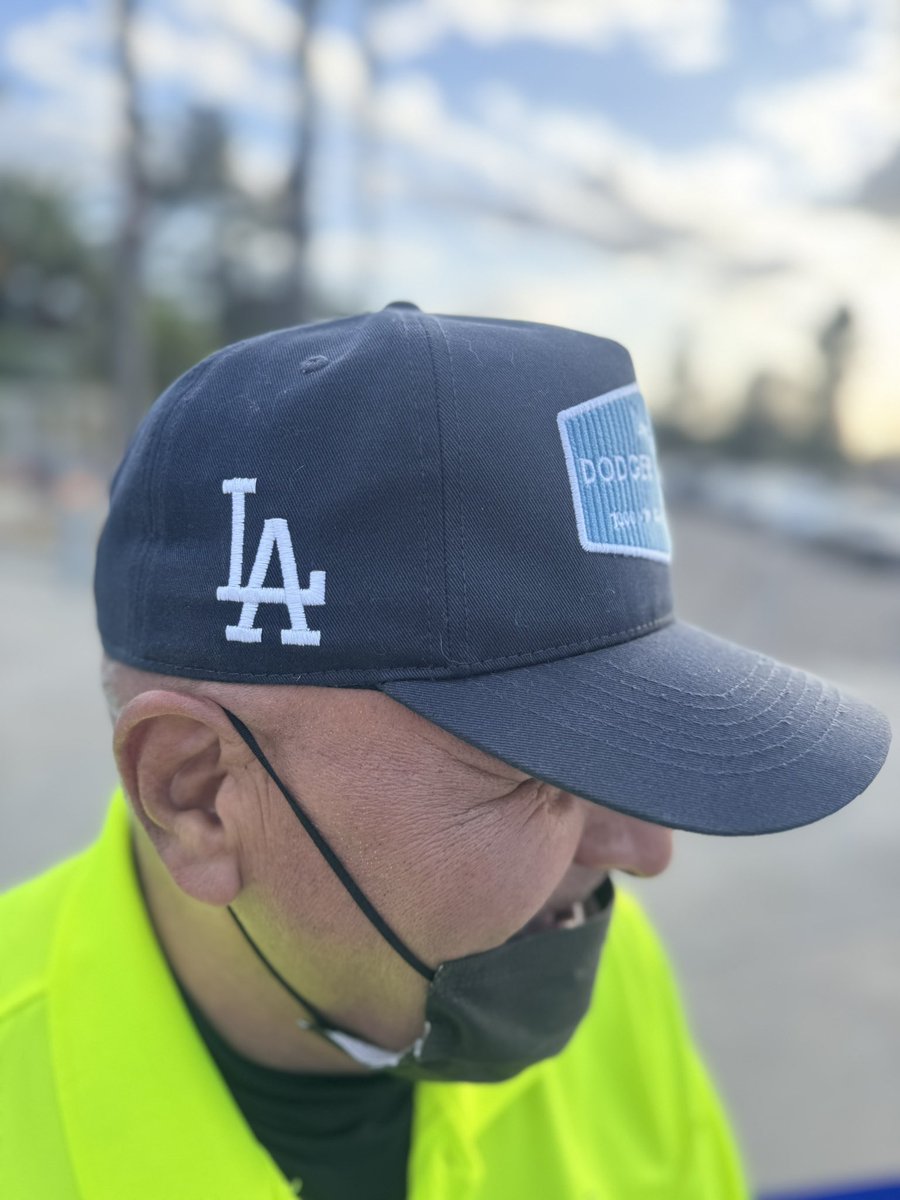 The new Dodger Stadium employee hats are 🔥