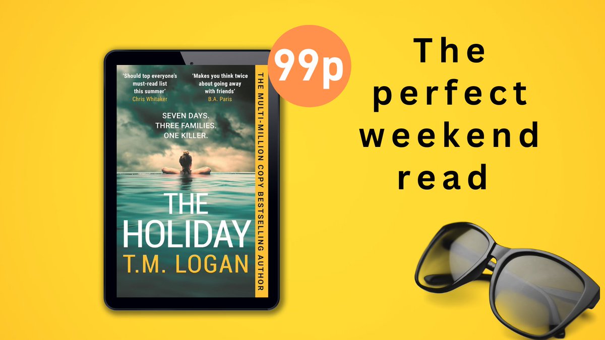 Excited to share that The Holiday has got a brand-new cover look ahead of the summer😎 What do you think? I love it! 

More news to come on this but in the meantime, get your Kindle copy for 99p for today only (3rd April). Perfect for a sunny weekend!🌞
geni.us/theholiday-KDD