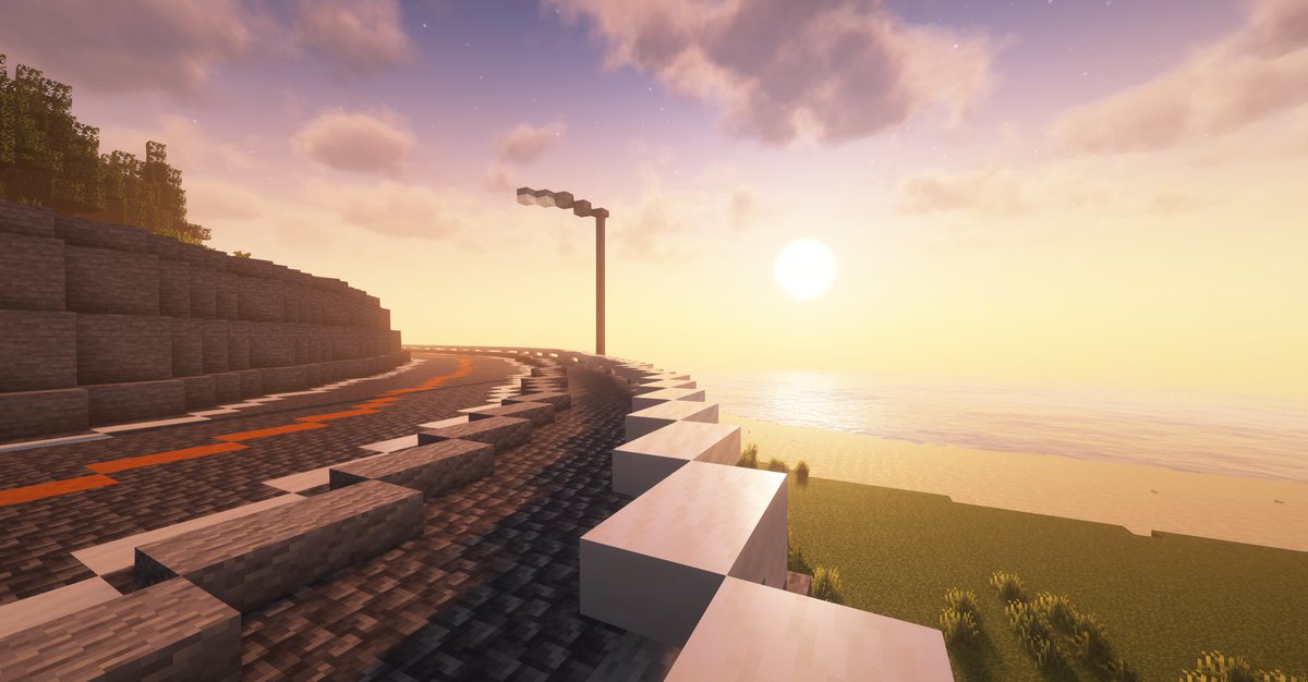 海岸沿いに道路を整備しました。１
#マイクラ建築　#マイクラ　#マインクラフト　
#Minecraft