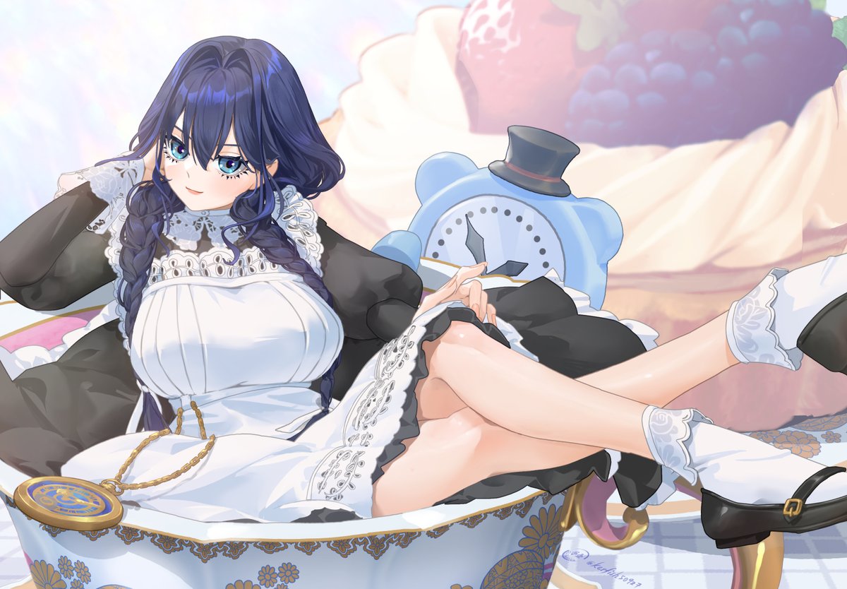 Coffee, tea, or Me?
#Maid4U #kronillust