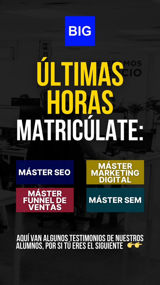 BIGSEO & BIG school tweet media