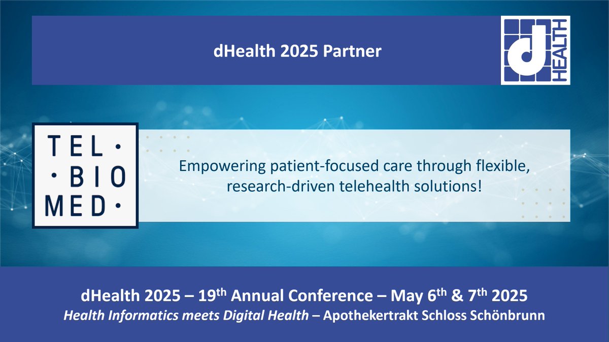 We are happy to renew our partnership with telbiomed (TBM), a spin-off of the Austrian Institute of Technology (<a href="/AITtomorrow2day/">AIT</a>)! Their TBM CareManager harnesses digital health expertise, custom CarePlans, and research-based solutions—bridging innovation &amp; care. #dhealth