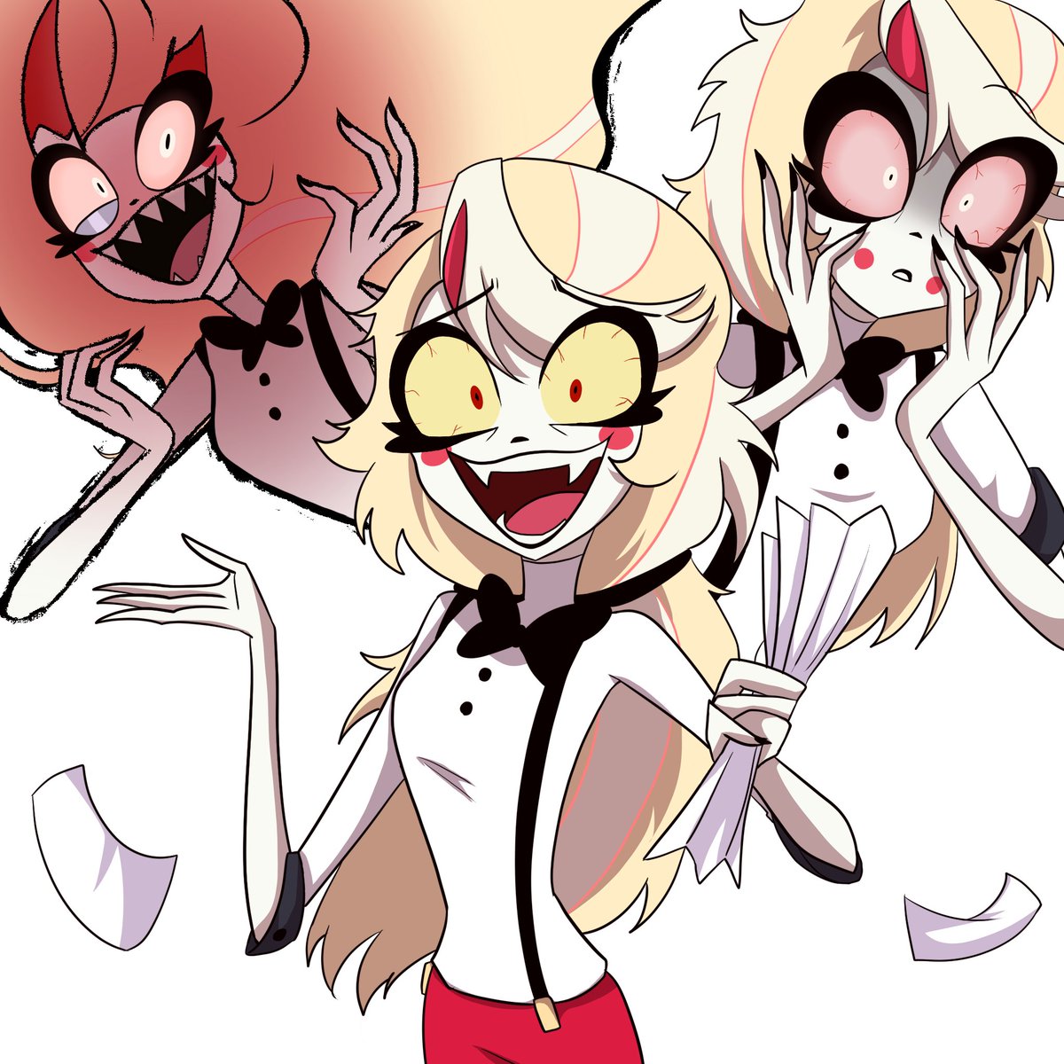 whatca4's tweet image. charlie🌈
#HazbinHotel   #HazbinHotelfanart