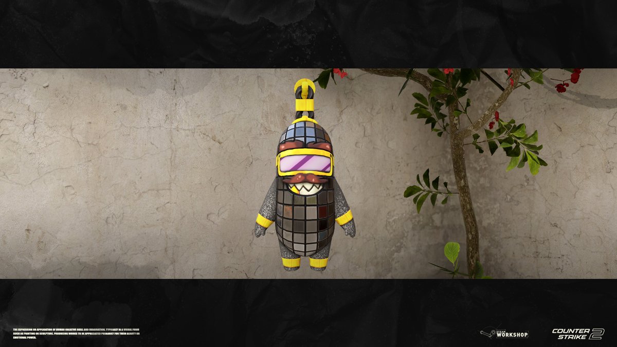 DO DISCO! NEW KEYCHAIN  “DISCO GEORGE”🪩🟪 
with <a href="/wwaggann/">Wag</a> for <a href="/CounterStrike/">CS2</a> 
LINK steamcommunity.com/sharedfiles/fi…