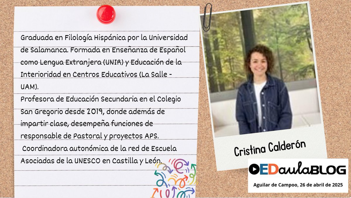 Desde el corazón, como siempre lo hace ella @crisclopez, nos hablará de cómo hacer latir a los alumnos buscando el bien común. Una educación basada en mirar diferente.  bit.ly/4c36vMk