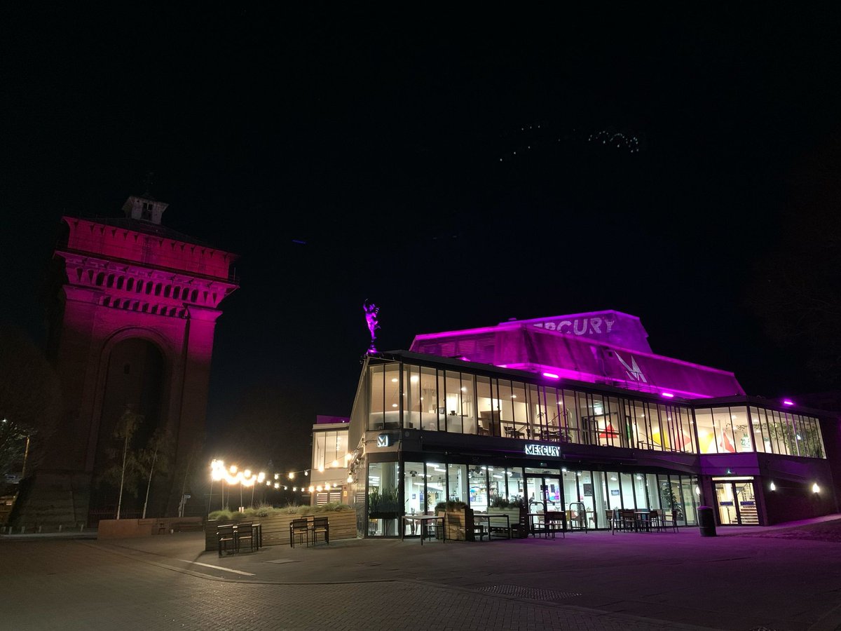 🩷💙 We were absolutely delighted to assist in lighting the city pink and blue last night on behalf of the incredible Colchester-based charity, Autism Anglia – and more widely, to acknowledge #AutismAcceptanceMonth.