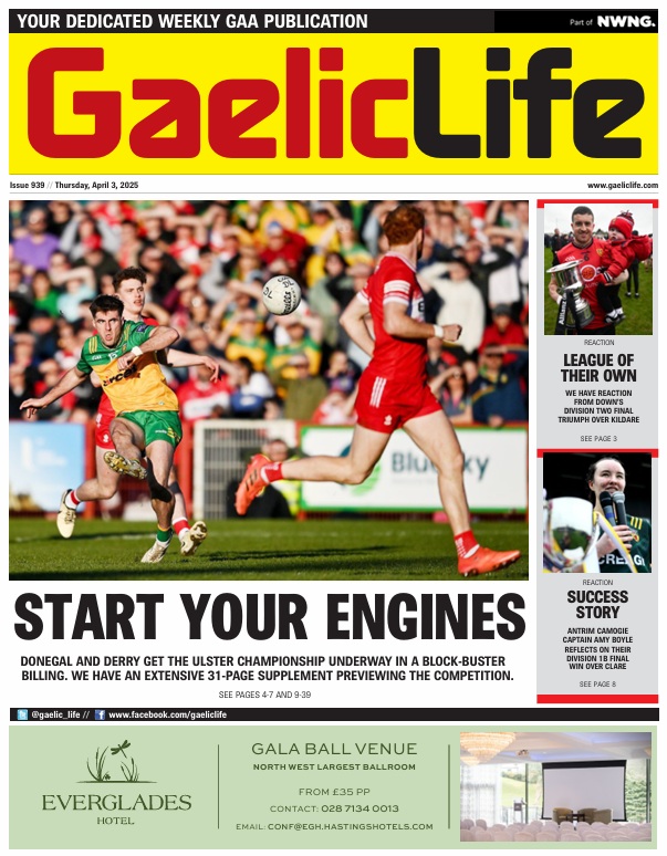 malmcmullan's tweet photo. Summer starts here...

We have a bumper champo edition of @Gaelic_Life this week

https://t.co/Hr2I3IqvIo

@ShaunCasey96 @McCoyNiall @Niall_Gartland @NWNewsGroup @wearetyronespt @Ferm_Herald @Donegal_News @ciarano71 

#GAA #BuyAPaper https://t.co/PkurrLdypK