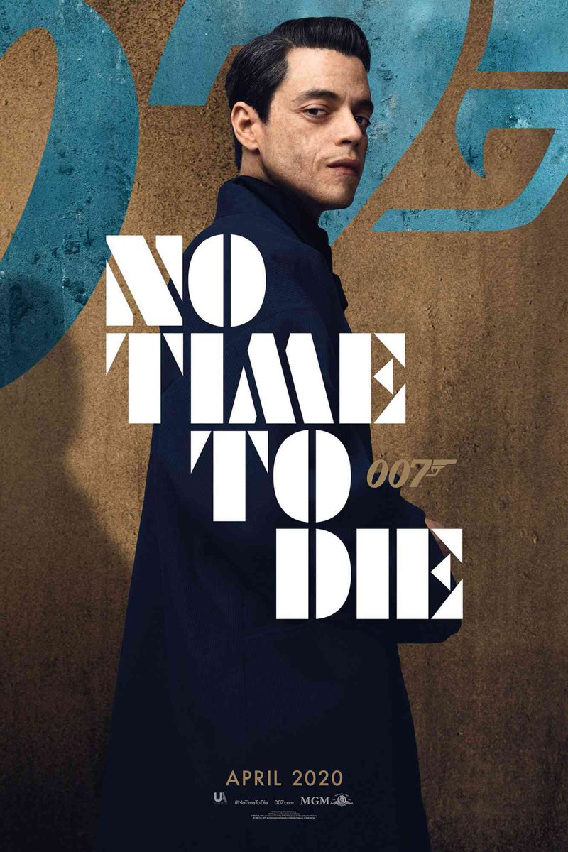 No Time to Die marketing so ingrained in my brain I can’t see Rami Malek in the ads for his new film without thinking it’s a really old Safin character poster