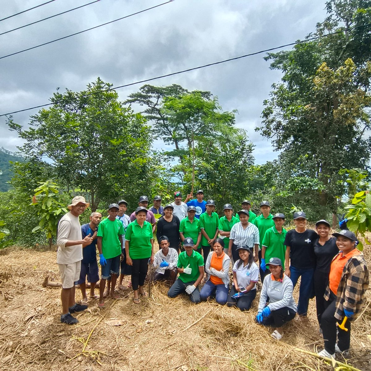 FFspdd's tweet image. Atividade monta lutu iha área Plantação Comando, Dare (31/03/2025).