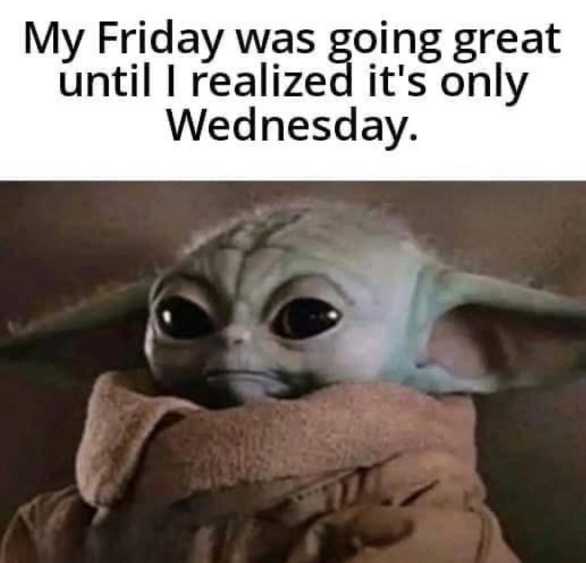 It’s only Wednesday 😂

Gm $YODA lovers 💚

$SOL #crypto #meme