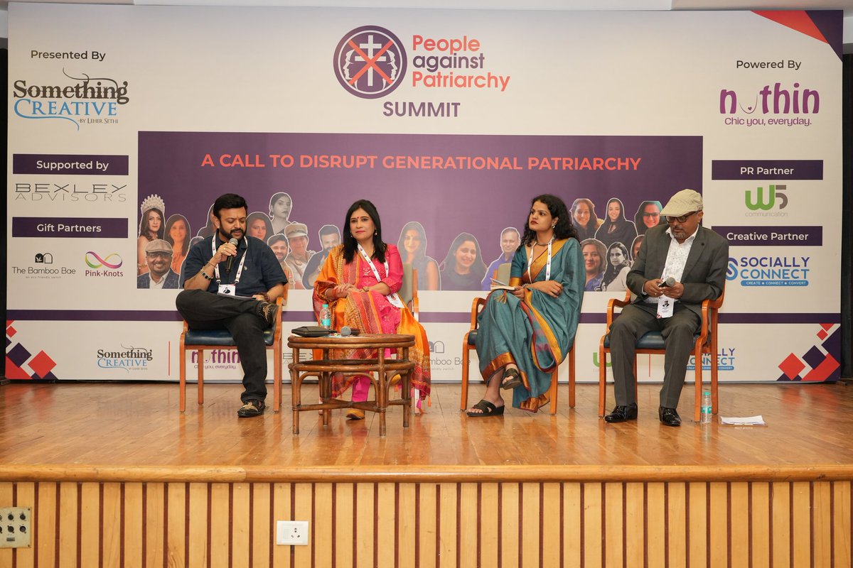 People Against Patriarchy Summit (@thepapsummit) on Twitter photo The session on Self-Stigma of Masculinity moderated by <a href="/khurafatinitin/">Khurafati Nitin</a> was brilliant. And we are so happy that he also identified himself as Feminist. Hope to see you again in our future events Nitin. Thank you 🙏
#papsummit2025 #killpatriarchy <a href="/LeherSethi/">Leher Sethi</a> The session on Self-Stigma of Masculinity moderated by <a href="/khurafatinitin/">Khurafati Nitin</a> was brilliant. And we are so happy that he also identified himself as Feminist. Hope to see you again in our future events Nitin. Thank you 🙏
#papsummit2025 #killpatriarchy <a href="/LeherSethi/">Leher Sethi</a>