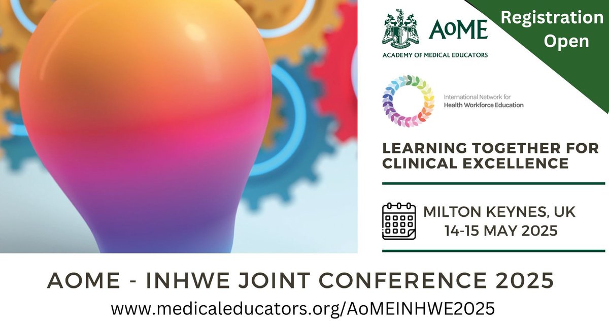 Medical Educators (@medicaleducator) on Twitter photo ๐๐๐ซ๐ฅ๐ฒ-๐๐ข๐ซ๐ ๐ซ๐๐ ๐ข๐ฌ๐ญ๐ซ๐๐ญ๐ข๐จ๐ง for ๐๐จ๐๐ ๐๐๐๐๐ ๐๐๐๐ ๐๐จ๐ง๐๐๐ซ๐๐ง๐๐ ends tomorrow, ๐
๐ซ๐ข๐๐๐ฒ ๐ ๐๐ฉ๐ซ๐ข๐ฅ. Book early to make savings.
bit.ly/AoMEINHWE2025rโฆ ๐๐๐ซ๐ฅ๐ฒ-๐๐ข๐ซ๐ ๐ซ๐๐ ๐ข๐ฌ๐ญ๐ซ๐๐ญ๐ข๐จ๐ง for ๐๐จ๐๐ ๐๐๐๐๐ ๐๐๐๐ ๐๐จ๐ง๐๐๐ซ๐๐ง๐๐ ends tomorrow, ๐
๐ซ๐ข๐๐๐ฒ ๐ ๐๐ฉ๐ซ๐ข๐ฅ. Book early to make savings.
bit.ly/AoMEINHWE2025rโฆ