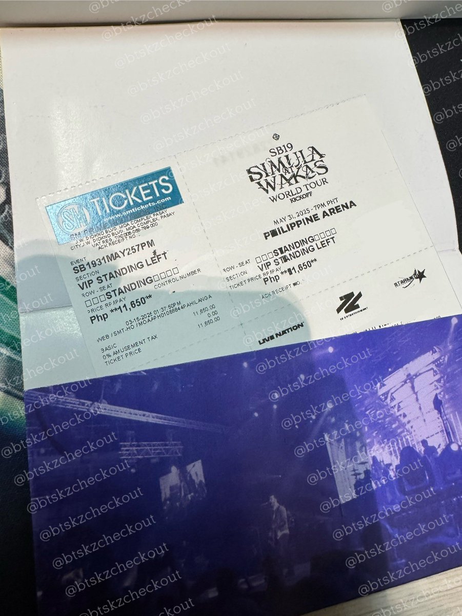 btskzcheckout's tweet photo. wts lfb ph

sb19 simula at wakas kickoff concert
- vip standing left
- timestamp: 1:37pm
- same price: 11,650
- already claimed
- rfs: extra
- meetup within qc or sdd (payo) https://t.co/nPlXotqjZX