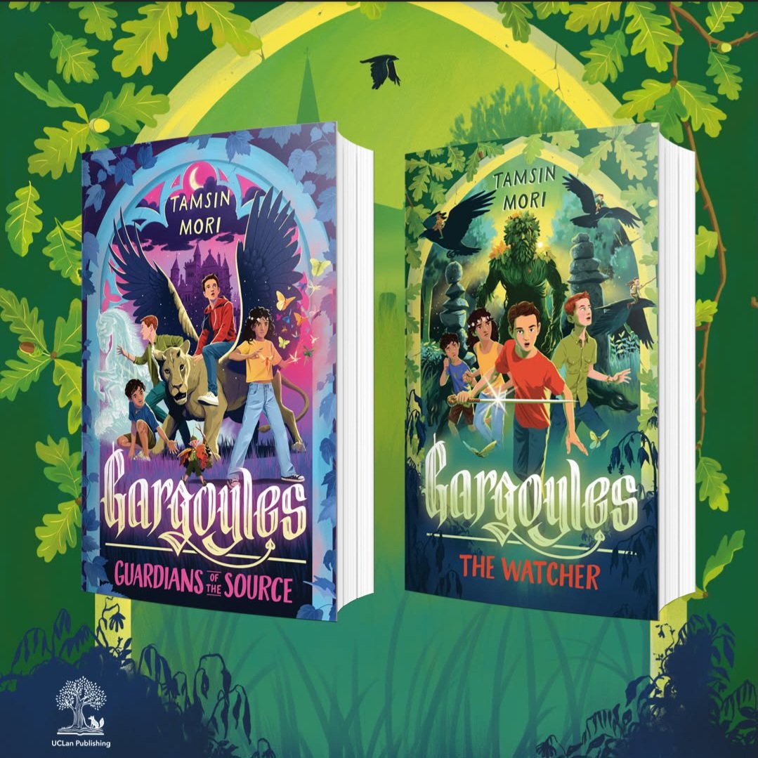 Tamsin Mori (@moritamsin) on Twitter photo Yay! Happy book birthday to me!
Gargoyles 2, The Watcher, is out in bookshops today.
Thrills, adventure and ancient magic coming your way ✨️📚💚
Thanks again to the whole team @publishinguclan and to <a href="/DoodlesByDavid/">David Dean Illustration</a> for the spectacular covers Yay! Happy book birthday to me!
Gargoyles 2, The Watcher, is out in bookshops today.
Thrills, adventure and ancient magic coming your way ✨️📚💚
Thanks again to the whole team @publishinguclan and to <a href="/DoodlesByDavid/">David Dean Illustration</a> for the spectacular covers