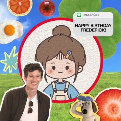 habede habidu habidobidobido FREDERICK !!! i wish you nothing but happiness in your entire life. long live long rls with your loved one. once again happy bday God's best creature, frederick!  <a href="/ereksli/">ray 🐈‍⬛</a>