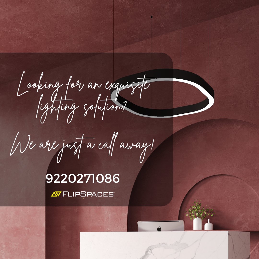 Flipspaces's tweet photo. Transform your workspace with premium lighting! 💡✨ Elevate your office into a hub of productivity and style with our exceptional lighting solutions. Because great ideas deserve the perfect spotlight! 🌟

#OfficeLighting #WorkplaceDesign #BrightIdeas https://t.co/UpchKXLUie
