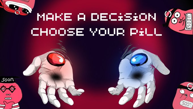 asd32181's tweet photo. Will you take the Red Pill, or will you be left behind?  @soon_svm #SOONISTHEREDPILL https://t.co/iM0sdLOL2k