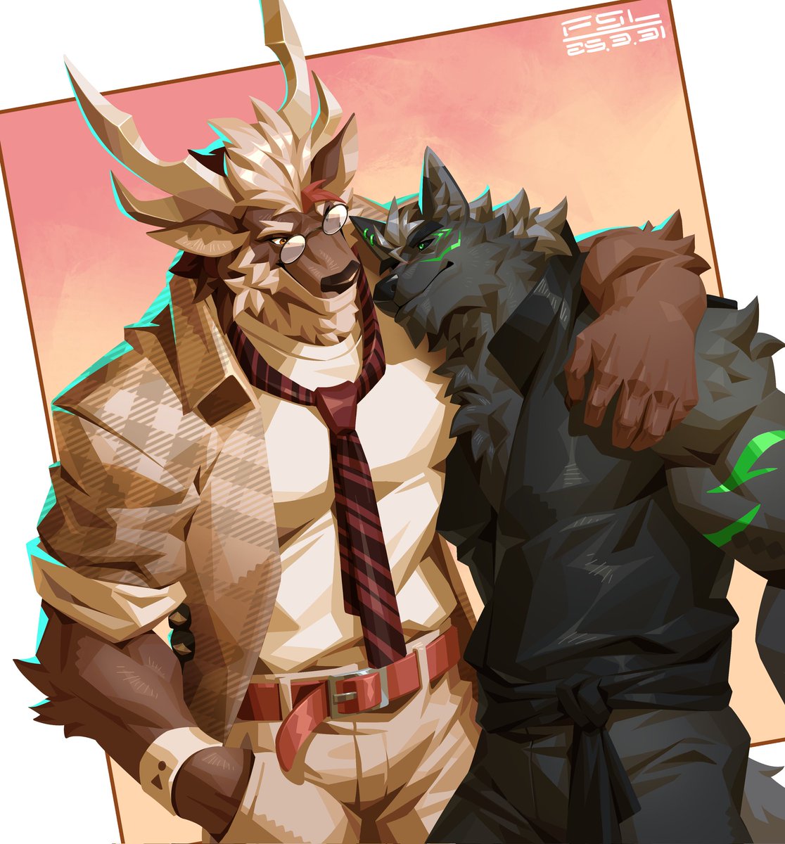 FanSL_Art's tweet photo. 🦌🐺 https://t.co/TG6svQFftN