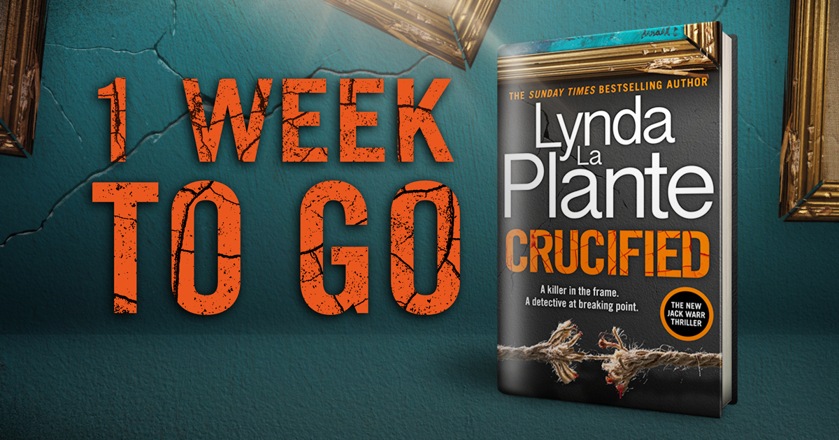 It’s officially the final countdown – just one week to go until Crucified! Jack Warr’s latest case will push him to his very limits in a case that’s darker, deeper, and more gripping than anything before. I can’t wait for you all to read it. LLPx
geni.us/CrucifiedHB