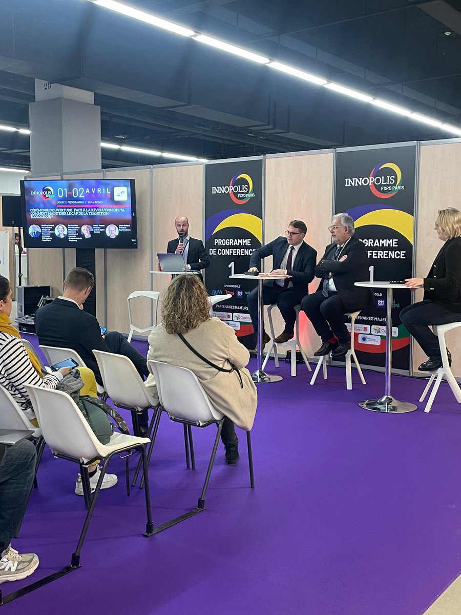 👉 Très heureux d’avoir pu participer activement au Salon @innopolisexpo les 1er et 2 avril 2025. Une occasion pour notre association @espriterritoires d’être bien représentée.
Au programme, de belles rencontres et un programme bien rempli ! #Territoires #Transformation