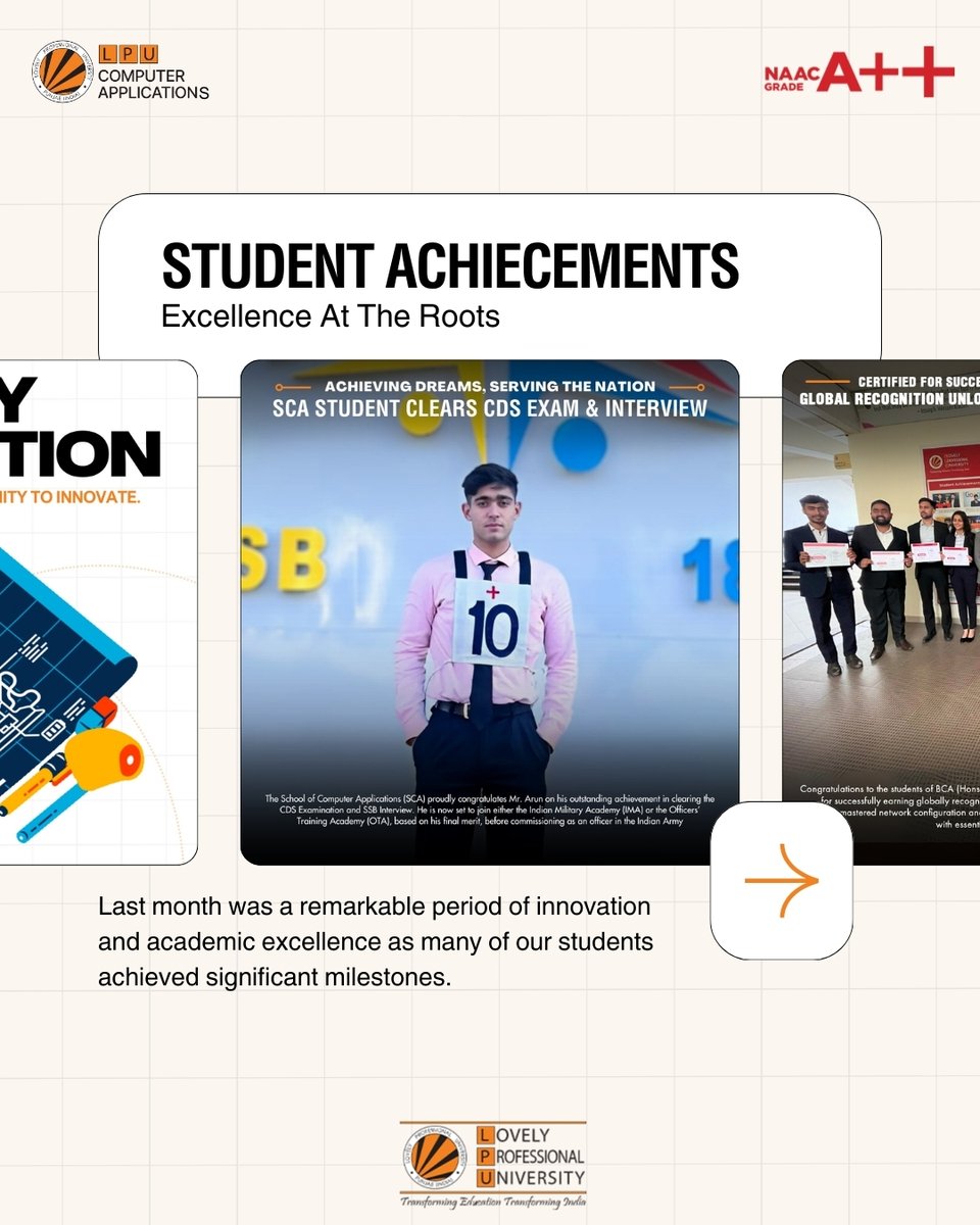 LPUComputerApp's tweet image. Celebrating our milestones!!!

@lpuuniversity 
#marchrecap #lpuuniversity #thinkbig #sca_lpu #computerapplications #atheleticmeet #guestlecture #alumnihomecoming #interactionsession #studentachievements #topuniversity #lpufamily #admissionopen2025