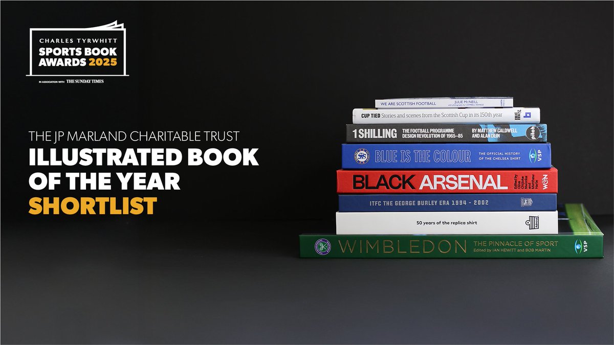 Here is The JP Marland Charitable Trust Illustrated Book of the Year 2025 shortlist. Which do you want to see win?

Admiral: 50 Years of the Replica Shirt, Rob MacDonald, Adam Bushby &amp; <a href="/glorymag_/">Glory</a> (<a href="/HalcyonPublish1/">Halcyon Publishing</a>)

All To Play For: ITFC THE GEORGE BURLEY ERA 1994-2002, Neil