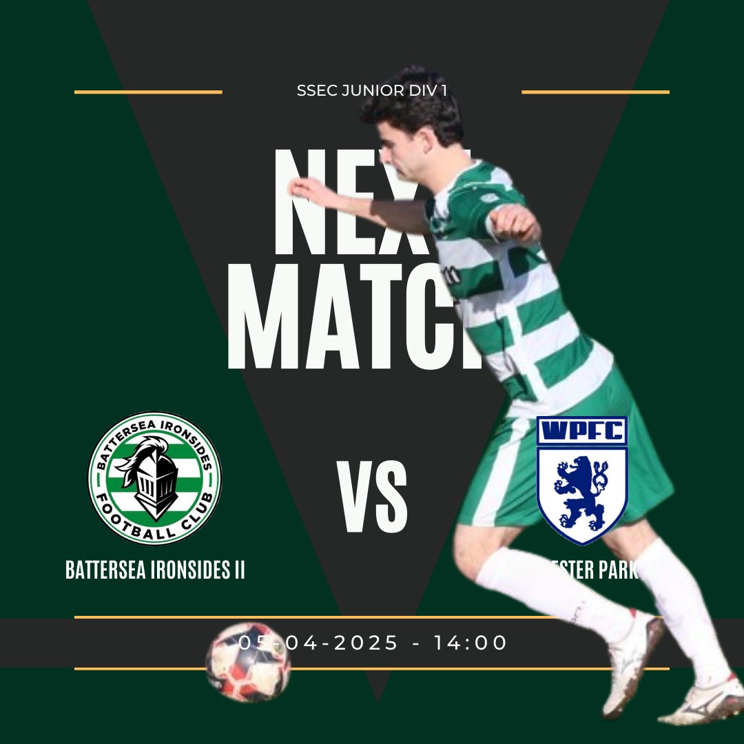 Both teams in league action this weekend.

1st XI travel to <a href="/KeensParkFC/">Keens Park Rangers FC</a> 

2nd XI host <a href="/worcesterparkfc/">Worcester Park FC 🏆</a> 'A'

#Irons ⚒️⚒️🟢⚪🟢⚪