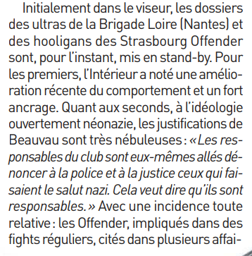 AD2Sasso's tweet photo. Pour éviter la dissolution, vous pouvez être ouvertement néonazis, à condition d'être des néonazis "responsables" selon @Interieur_Gouv 😅 (via @lequipe ) https://t.co/KVXj00LrzC