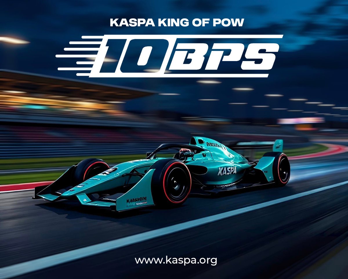 Usdorex's tweet image. $KAS has no competition.
◾Bitcoin: 1 block every 600 seconds
◾Litecoin: 1 block every 180 seconds
◾Ethereum: 1 block every 15 seconds
◾Solana: 1 block every 3 seconds
◾#Kaspa: 1 block every 1 second
#Kaspa will have 10 blocks/sec very soon.
#Bitcoin #Crypto #Ethereum…