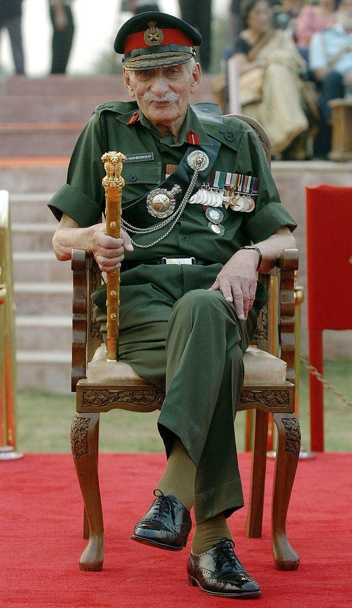 PRODefNgp's tweet image. Remembering Field Marshal SHFJ Manekshaw, MC, on his 107th Birth Anniversary.

His professionalism, bravery, courage and leadership will continue to inspire millions. 

#SamBahadur