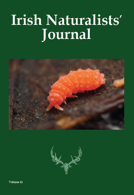 Paid up INJ subscribers already have their copy of Volume 41. If you want to see what you are missing for as little as £25/€29 a year, there's a full contents listing of the 167 page issue here: irishnaturalistsjournal.org/back-issues/vo… #wildlife #nature