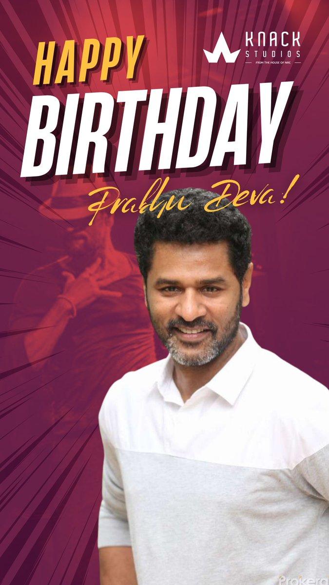 Knack Studios (@knackstudios_) on Twitter photo Happy Birthday to the King of Dance, <a href="/PDdancing/">Prabhudheva</a>! 🕺🔥 Wishing you a year filled with rhythm, creativity, and unstoppable energy! 🎉✨
#KnackStudios #PostProduction #HappyBirthdayPrabhudeva Happy Birthday to the King of Dance, <a href="/PDdancing/">Prabhudheva</a>! 🕺🔥 Wishing you a year filled with rhythm, creativity, and unstoppable energy! 🎉✨
#KnackStudios #PostProduction #HappyBirthdayPrabhudeva