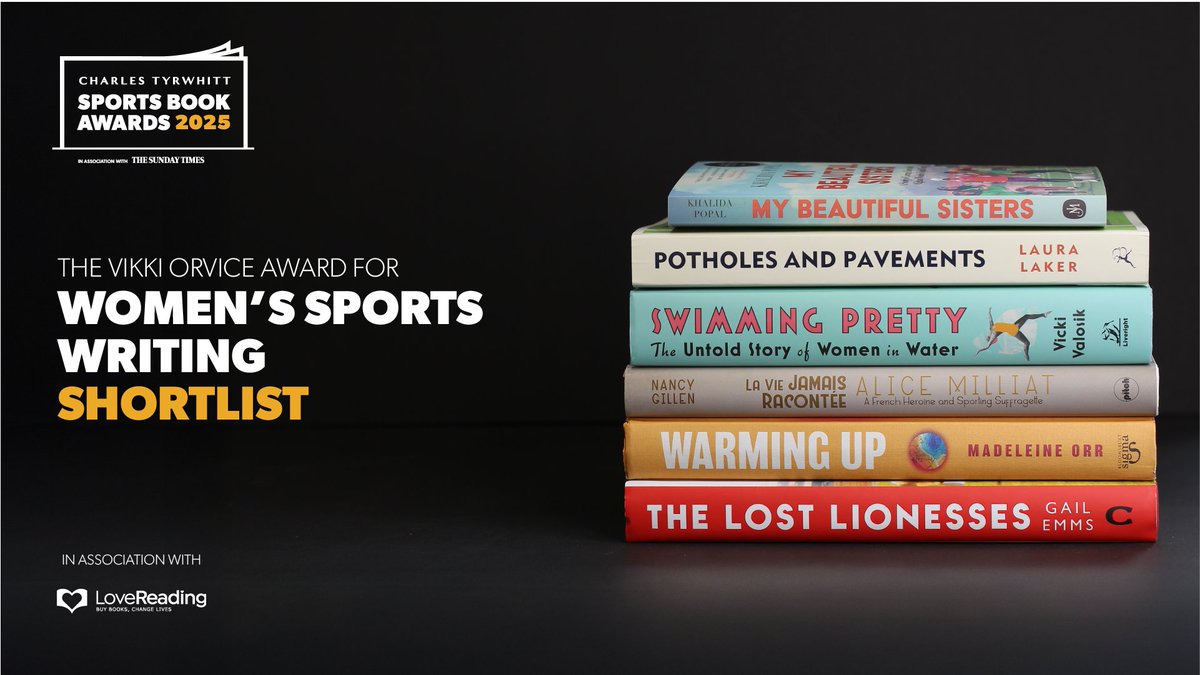 The Charles Tyrwhitt Sports Book Awards (@sportsbookaward) on Twitter photo Trailblazing stories from the world of sport. 🌟 The 2025 Vikki Orvice Award for Women’s Sports Writing, in association with <a href="/LoveReadinguk/">LoveReading</a>, shortlist is here...
La Vie Jamais Racontée, <a href="/Nancy_Gillen/">Nancy Gillen</a> (@pitchpublishing)
My Beautiful Sisters, Khalida Popal (<a href="/johnmurrays/">John Murray Press</a>) Trailblazing stories from the world of sport. 🌟 The 2025 Vikki Orvice Award for Women’s Sports Writing, in association with <a href="/LoveReadinguk/">LoveReading</a>, shortlist is here...
La Vie Jamais Racontée, <a href="/Nancy_Gillen/">Nancy Gillen</a> (@pitchpublishing)
My Beautiful Sisters, Khalida Popal (<a href="/johnmurrays/">John Murray Press</a>)