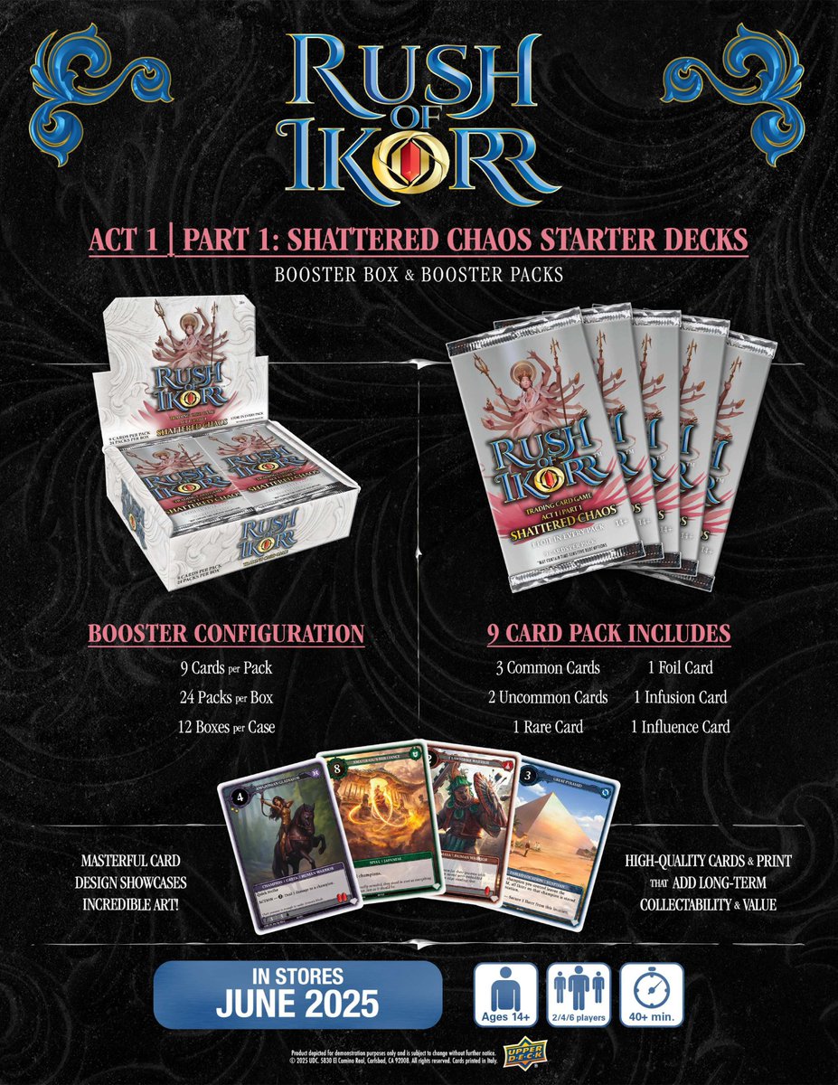製品情報】 2025年6月下旬 発売予定 ▽2025 UPPER DECK RUSH OF IKORR