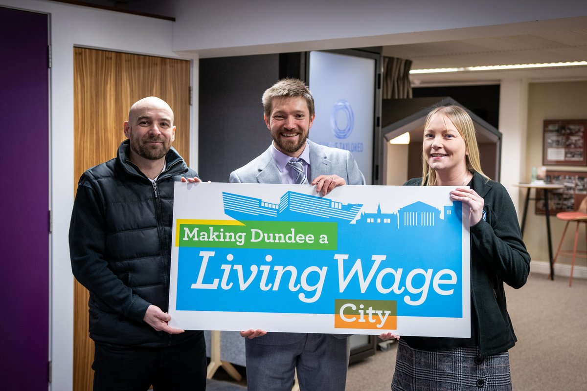Dundee City Council (@dundeecouncil) on Twitter photo Cllr Steven Rome, convener of the Fair Work, Economic Growth & Infrastructure committee, recently visited <a href="/SpacesTaylored/">Spaces Taylored</a> to meet with Managing Director Adam Taylor and Marketing Director Clare Taylor to discuss what accreditation means for them as employers.🤝
<a href="/LivingWageScot/">Living Wage Scotland</a> Cllr Steven Rome, convener of the Fair Work, Economic Growth & Infrastructure committee, recently visited <a href="/SpacesTaylored/">Spaces Taylored</a> to meet with Managing Director Adam Taylor and Marketing Director Clare Taylor to discuss what accreditation means for them as employers.🤝
<a href="/LivingWageScot/">Living Wage Scotland</a>