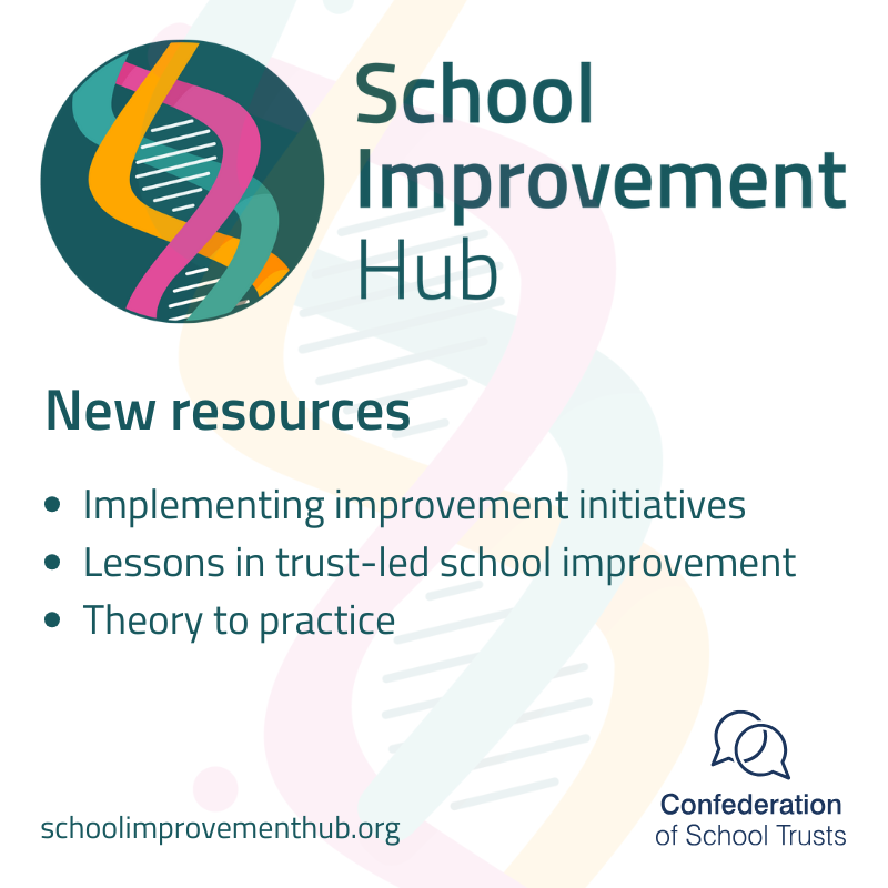 As part of today's conference, we've released three new papers on the #SchoolImprovement Hub highlighting what we've learnt since the launch of the conceptual model last year. Download them here: schoolimprovementhub.org/resources/