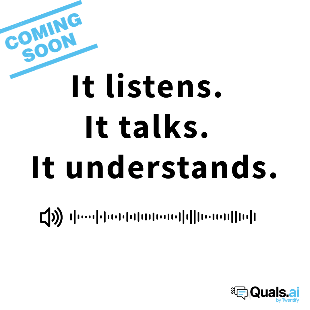 We’ve been working on something that takes AI-powered research to the next level. We’re unveiling our most human feature yet.
Stay tuned — and get ready to meet a smarter, faster, and more natural way to uncover insights!

Be the first to know → bit.ly/43BQMBF