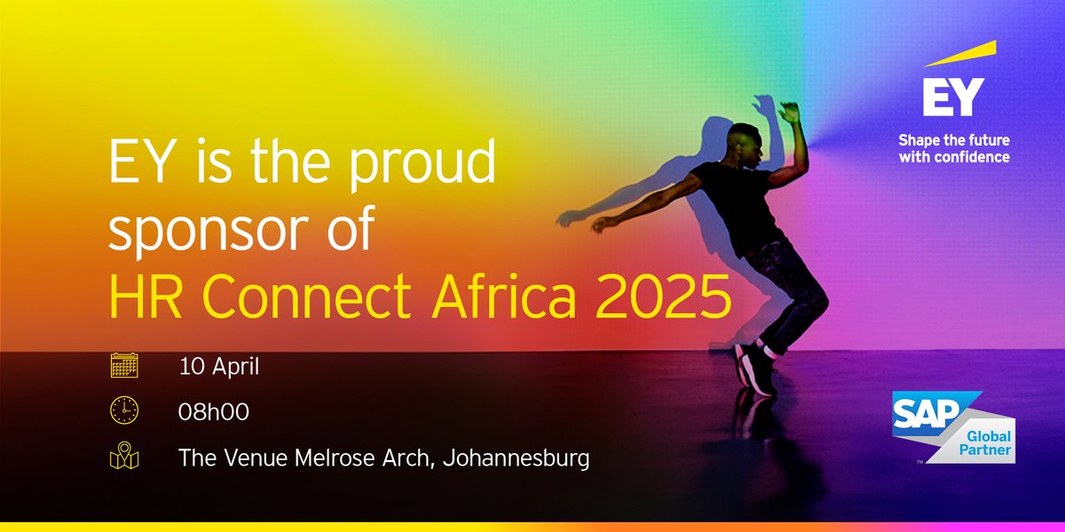 EY is a Diamond sponsor for the upcoming HR Connect 2025. This event is dedicated to showcasing the latest SAP SuccessFactors advancements and transformative technology. Register to join: go.ey.com/4leTe7r